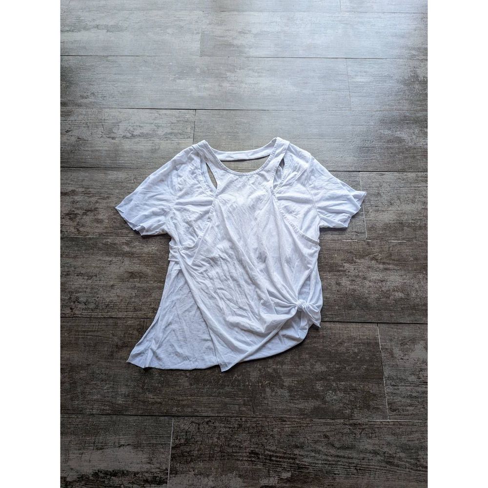 ALO YOGA Glide Short Sleeve T Shirt Cutout - Picture 3 of 7